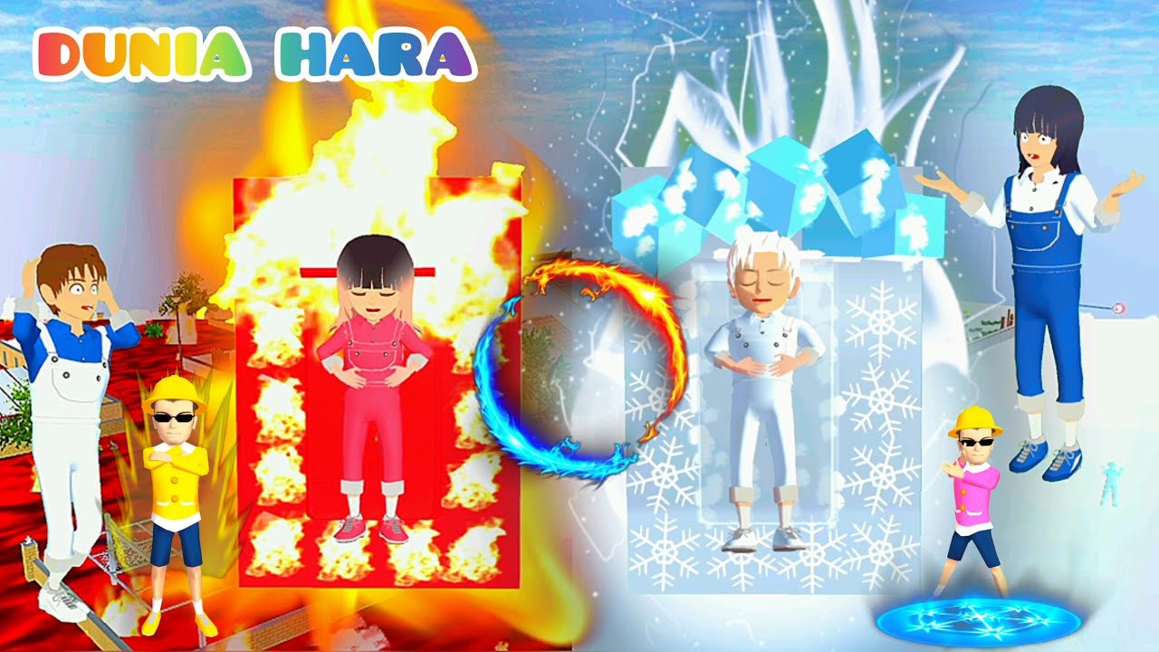 Baby Es 🧊 Api 🔥 | Bayi Es Api Jadi Besar Yuta Mio Dokter Hospital Part 2 | Sakura School Simulator