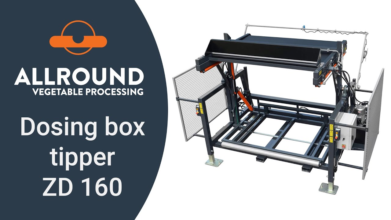 Dosing box tipper ZD 160 | Allround Vegetable Processing