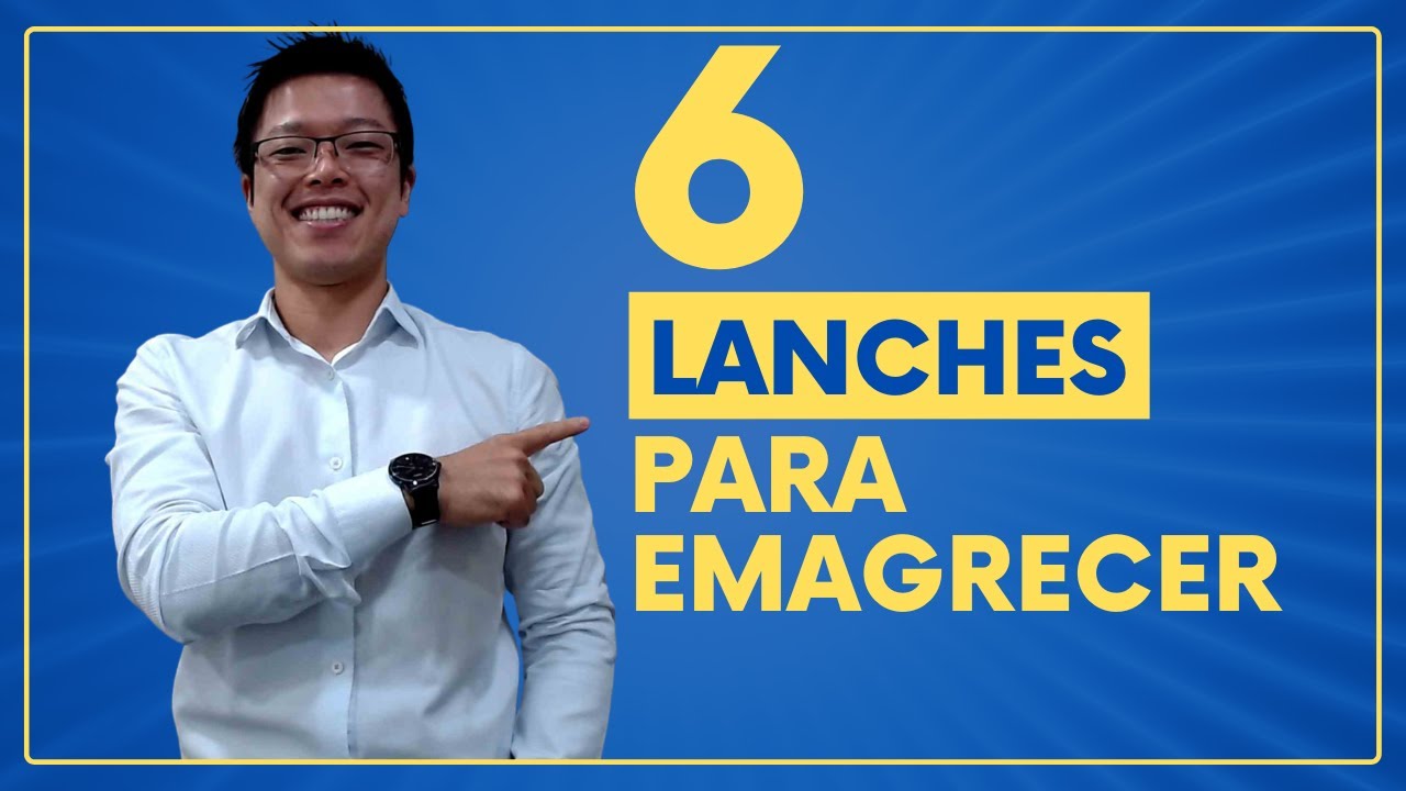 6 opções de lanche da tarde para emagrecer