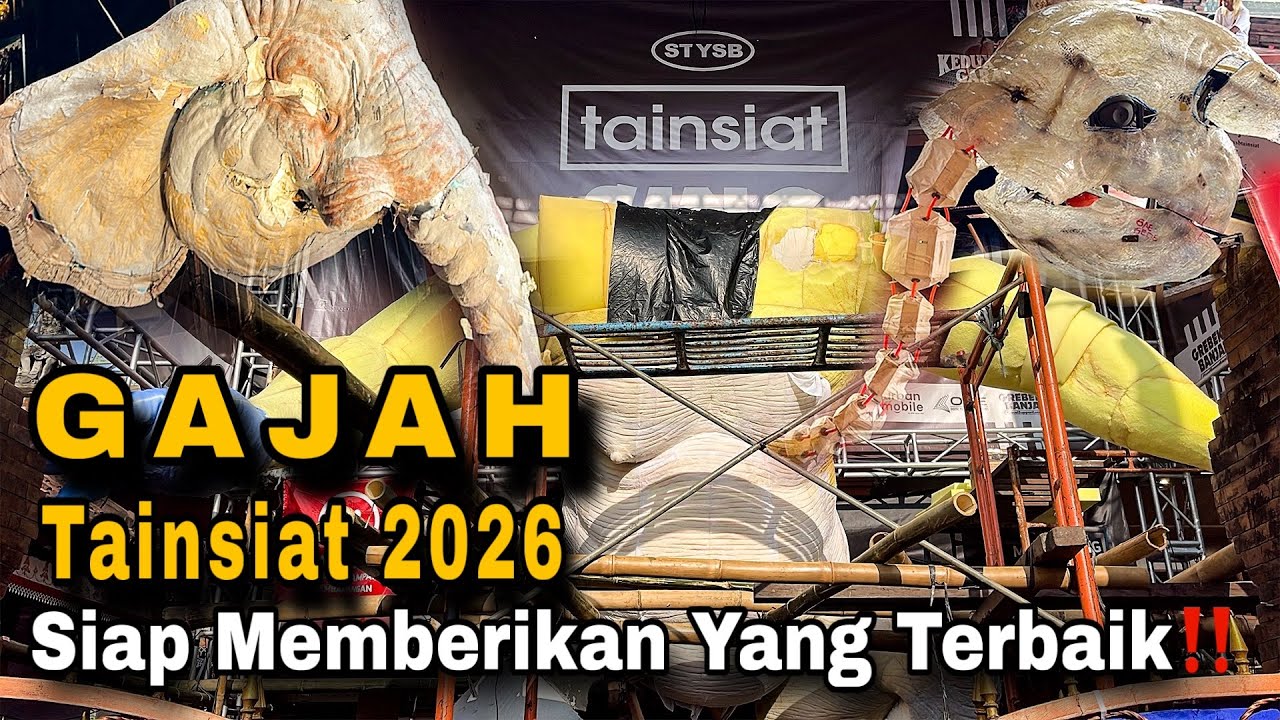 INILAH Update Terkini Ogoh Ogoh GAJAH Tainsiat Kedux Garage 2026 H-3 Pengerupukan #ogohogoh #viral 