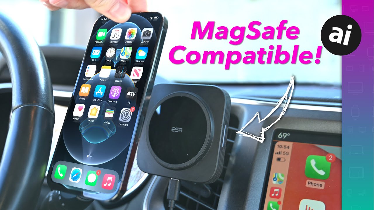 The First MagSafe-Compatible Wireless Car Charger for iPhone 12!