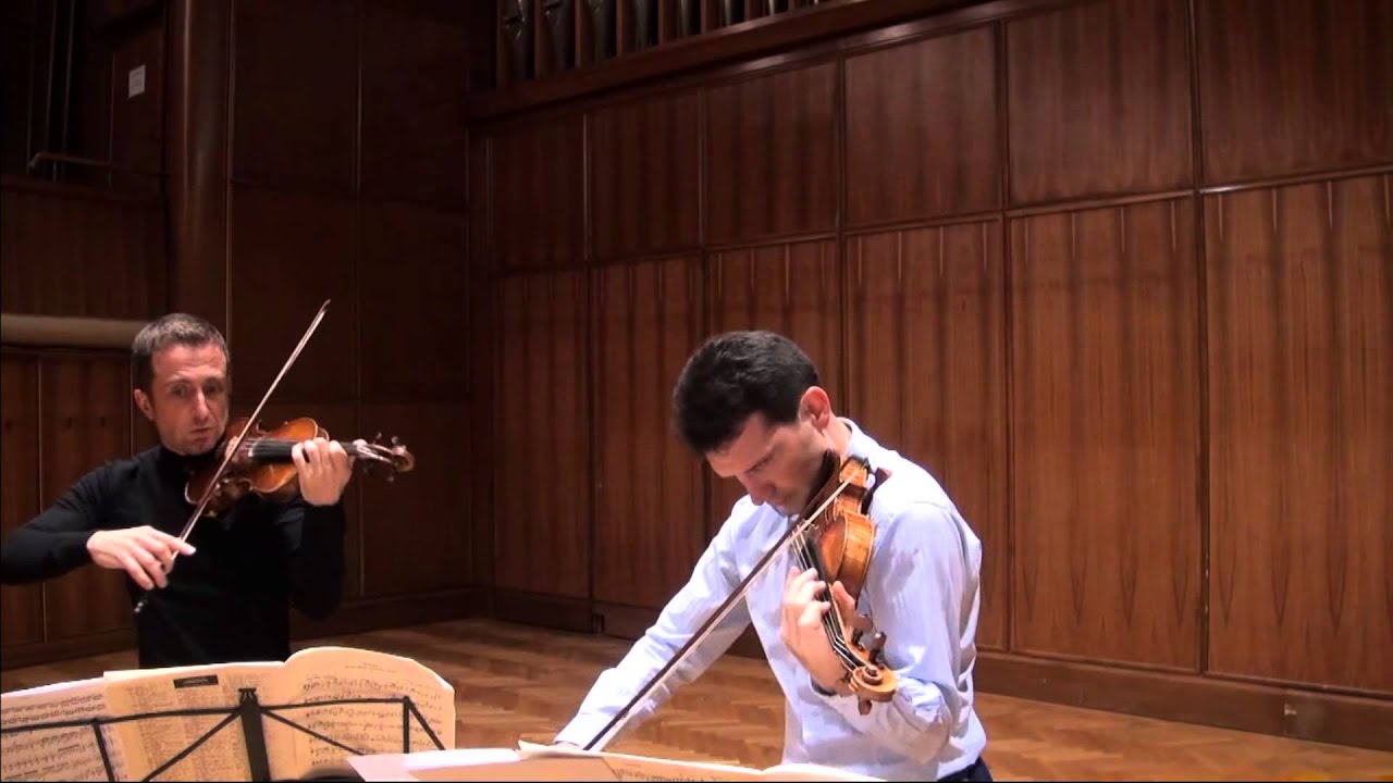 YSAYE -  2 violins sonata, part 1, Tedi Papavrami Svetlin Roussev
