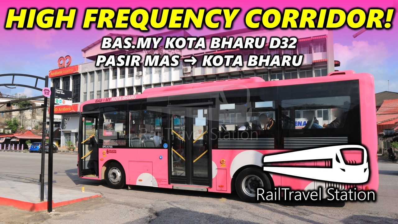 PASIR MAS TO KOTA BHARU BY BUS! 🇲🇾🚌 BAS.MY Kota Bharu D32 Pasir Mas → Kota Bharu