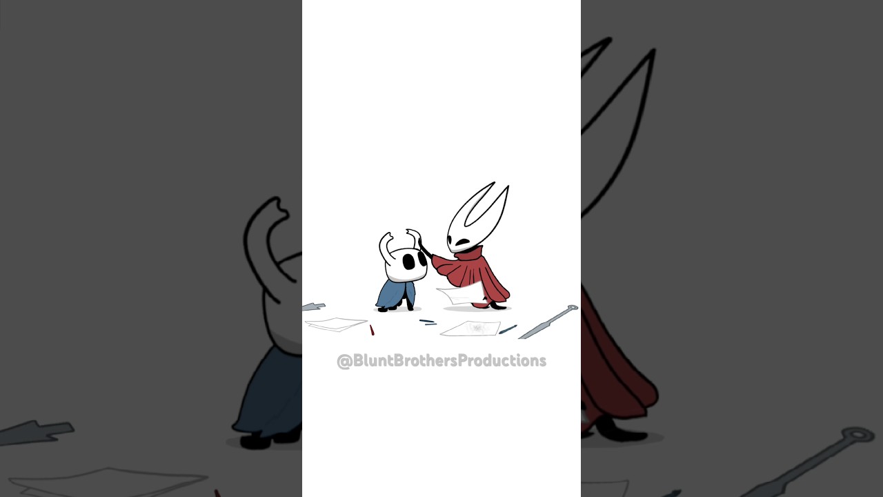 Drawing contest! Hollow Knight: Silksong #hollowknight #silksong #gaming #animation #funny #hornet
