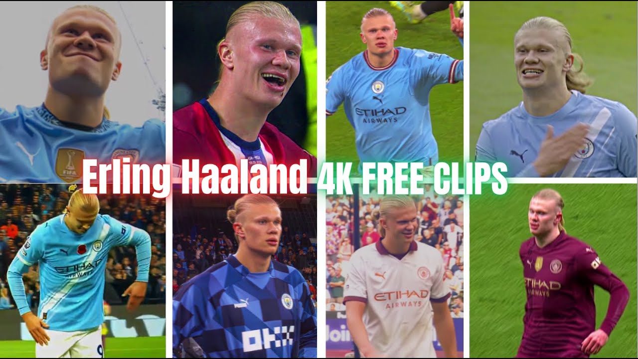 Erling Haaland RARE CLIPS ● SCENEPACK 4K (With AE CC and TOPAZ)