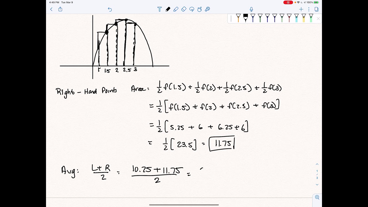 Using Rectangles to Approximate Area