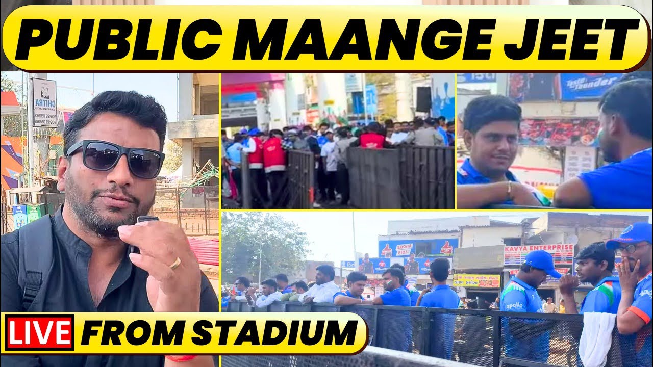 LIVE FROM AHMEDABAD: 1 Lakh LOG BOLE INDIA- INDIA, IND-SA Ka BNA MAHOOL
