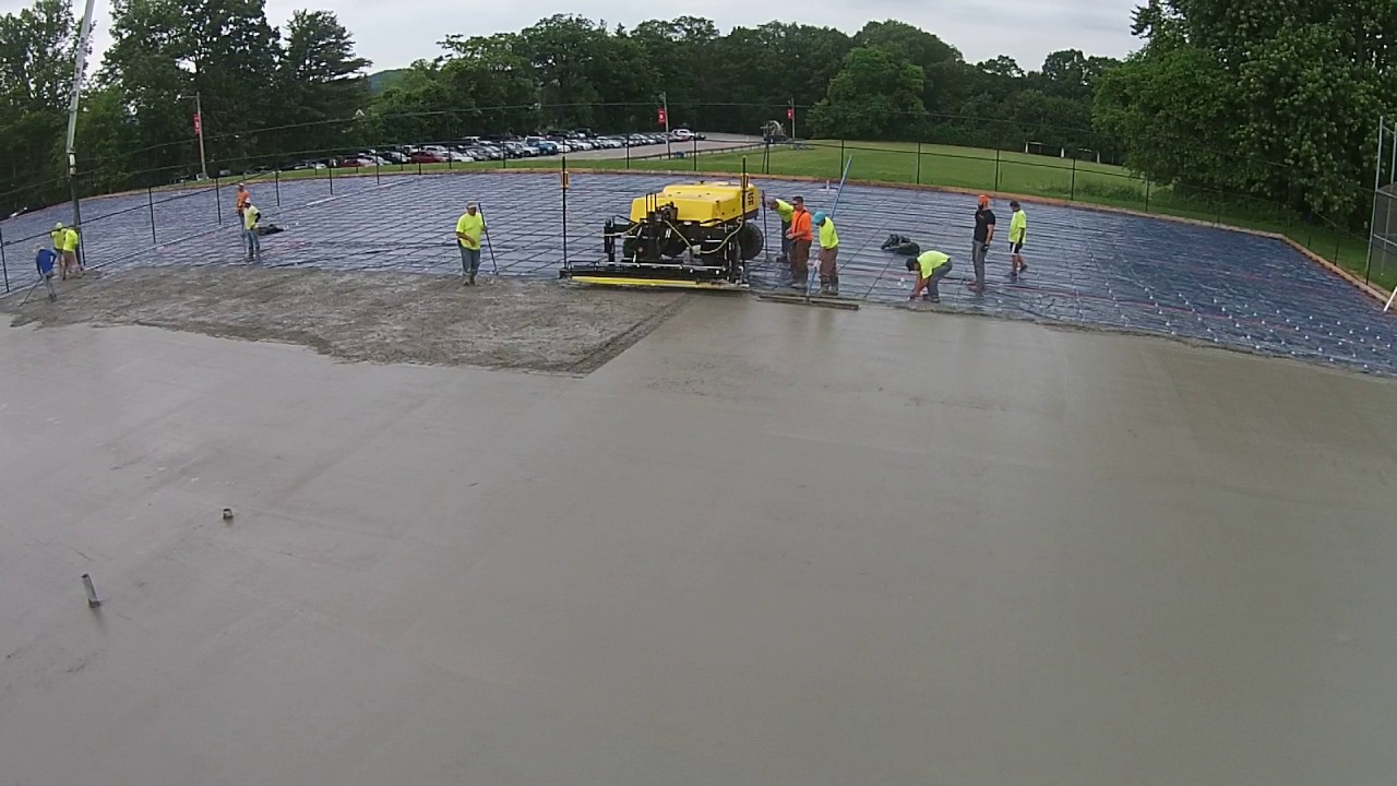 Connecticut Tennis Court Construction & Post Tension Concrete