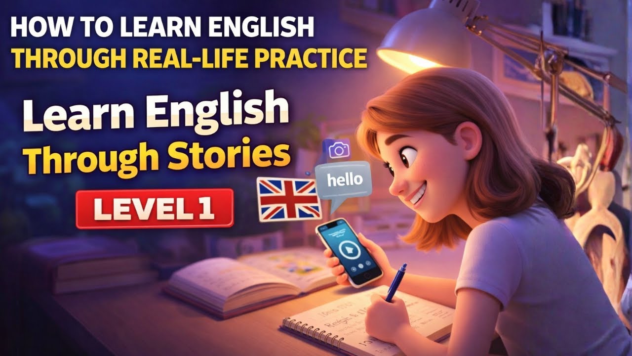How to Learn English Through Real Life Practice II Learn English through Stories Level 1