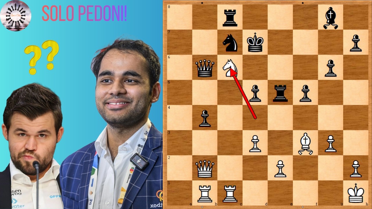 ATTACCO MICIDIALE di PEDONI!! Arjun Erigaisi vs Magnus Carlsen!