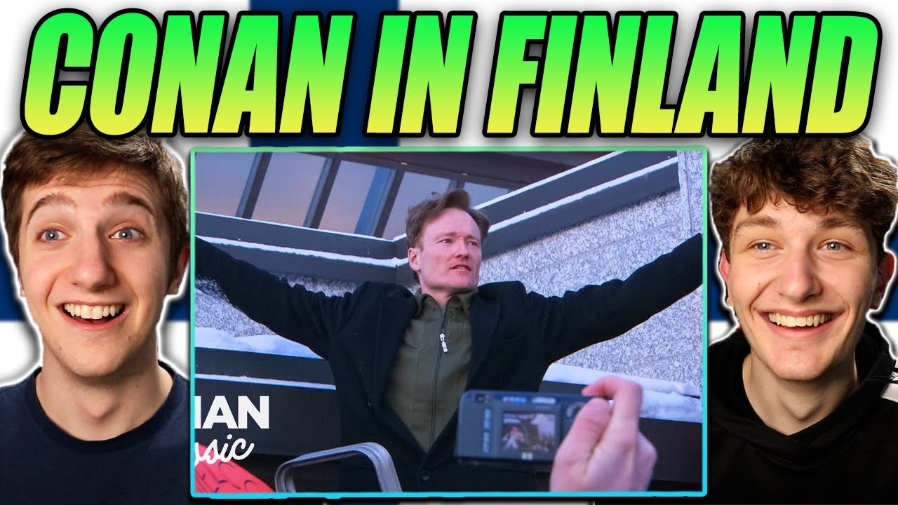 Americans React to Conan Arrives In Finland! | Late Night with Conan O’Brien