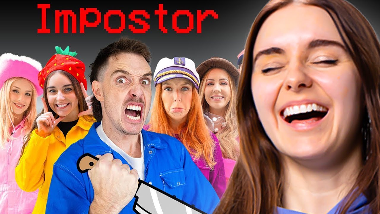 Loserfruit Reacts to TOS Girls AMONG US | ft LazarBeam