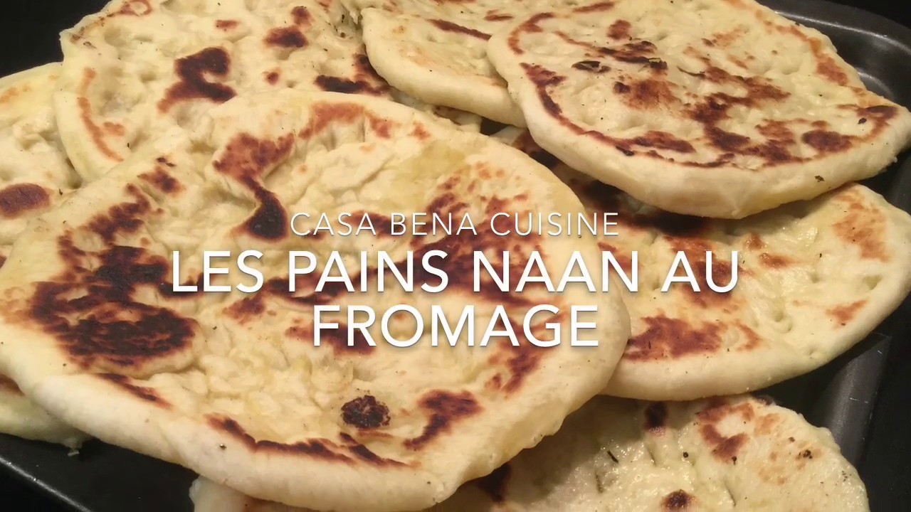 Recette de DÉLICIEUX  PAINS NAAN au FROMAGE  🧀 🫓( CHEESE NAAN )