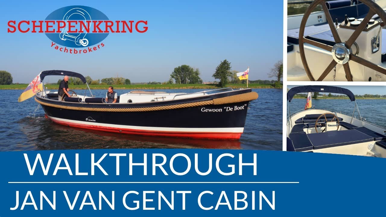 Jan van Gent cabin for sale Walktrough | Schepenkring jachtmakelaars | Krekelberg Nautic