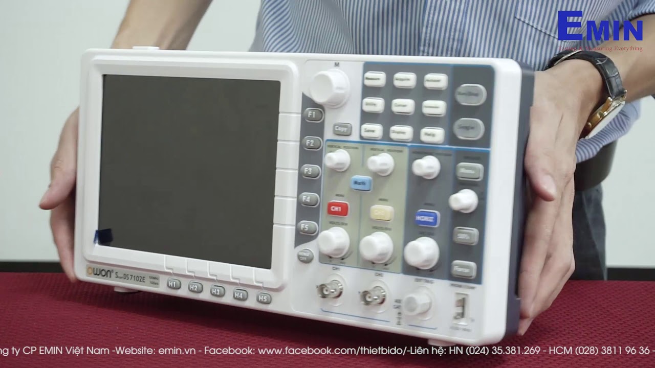 EMIN HDSD Máy hiện sóng số OWON SDS7102E