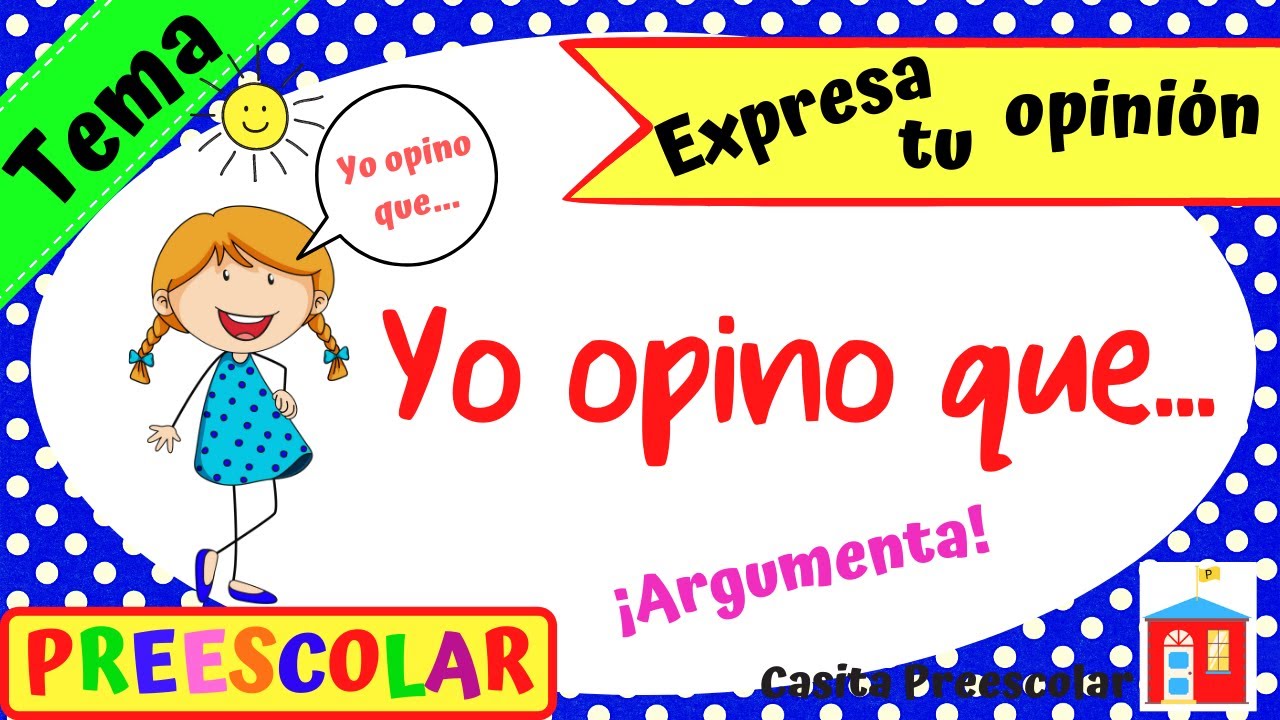 YO OPINO QUE... #Aprendeencasa Lenguaje y Comunicación