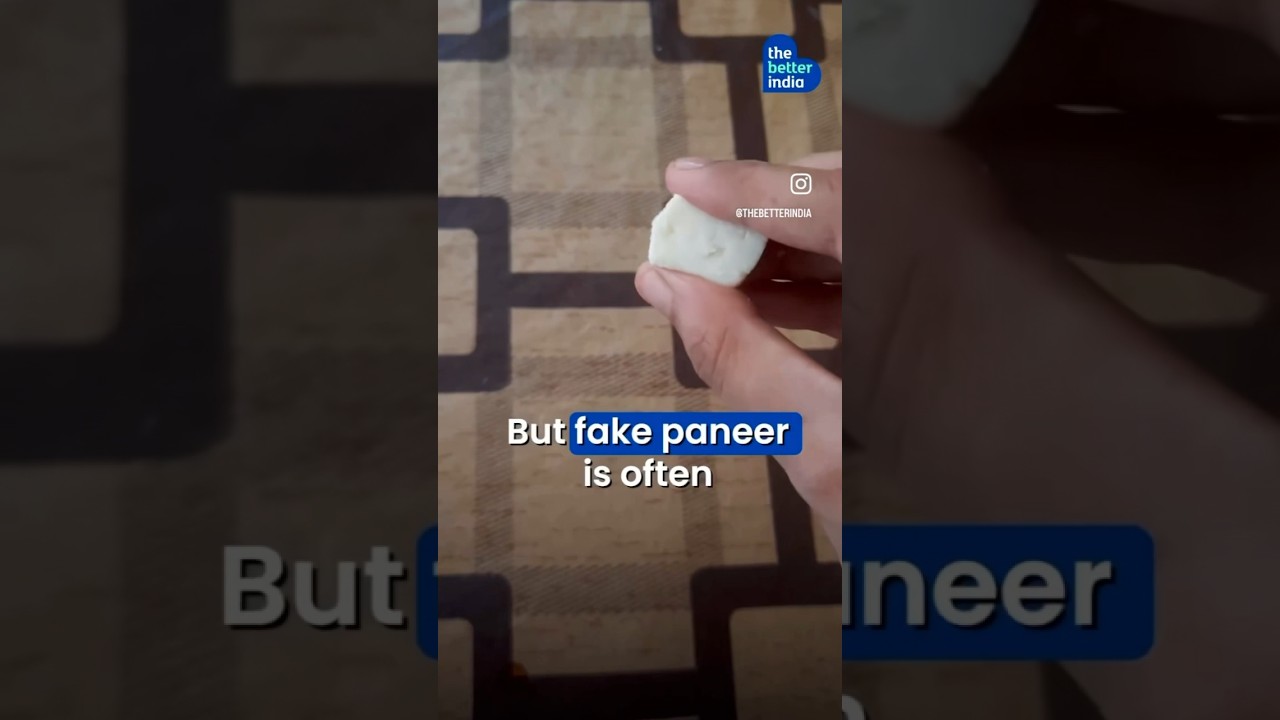 Check purity of Paneer at home | #shorts #paneer #foodshorts #eatclean #shortsvideo #foodlover #yt
