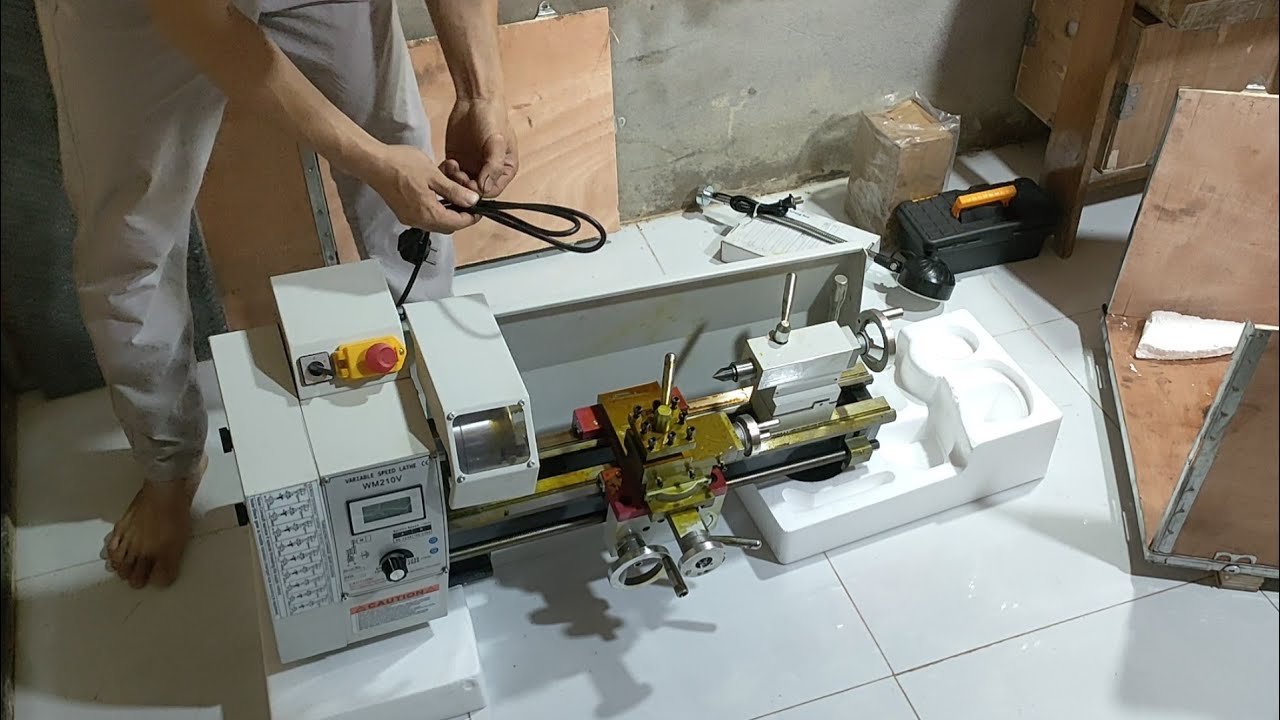 Test máy tiện mini mới mua, kết quả thật bất ngờ