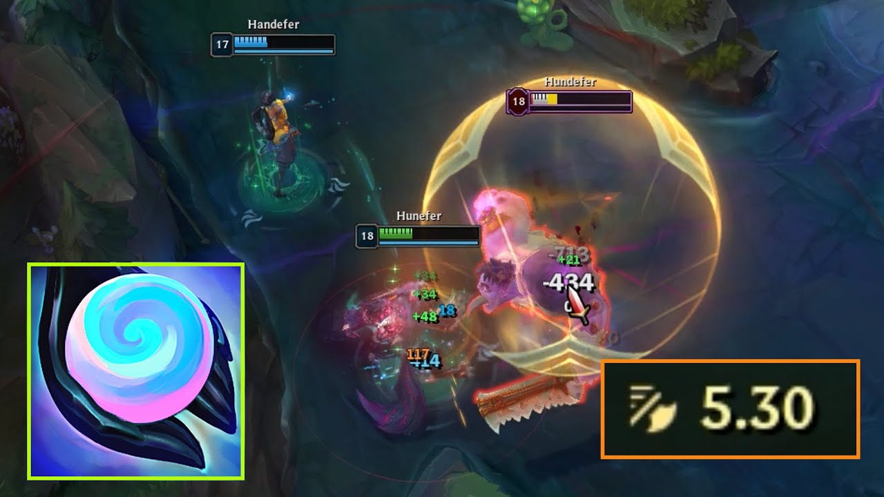 Nilah Passive with 5.30 Attack Speed
