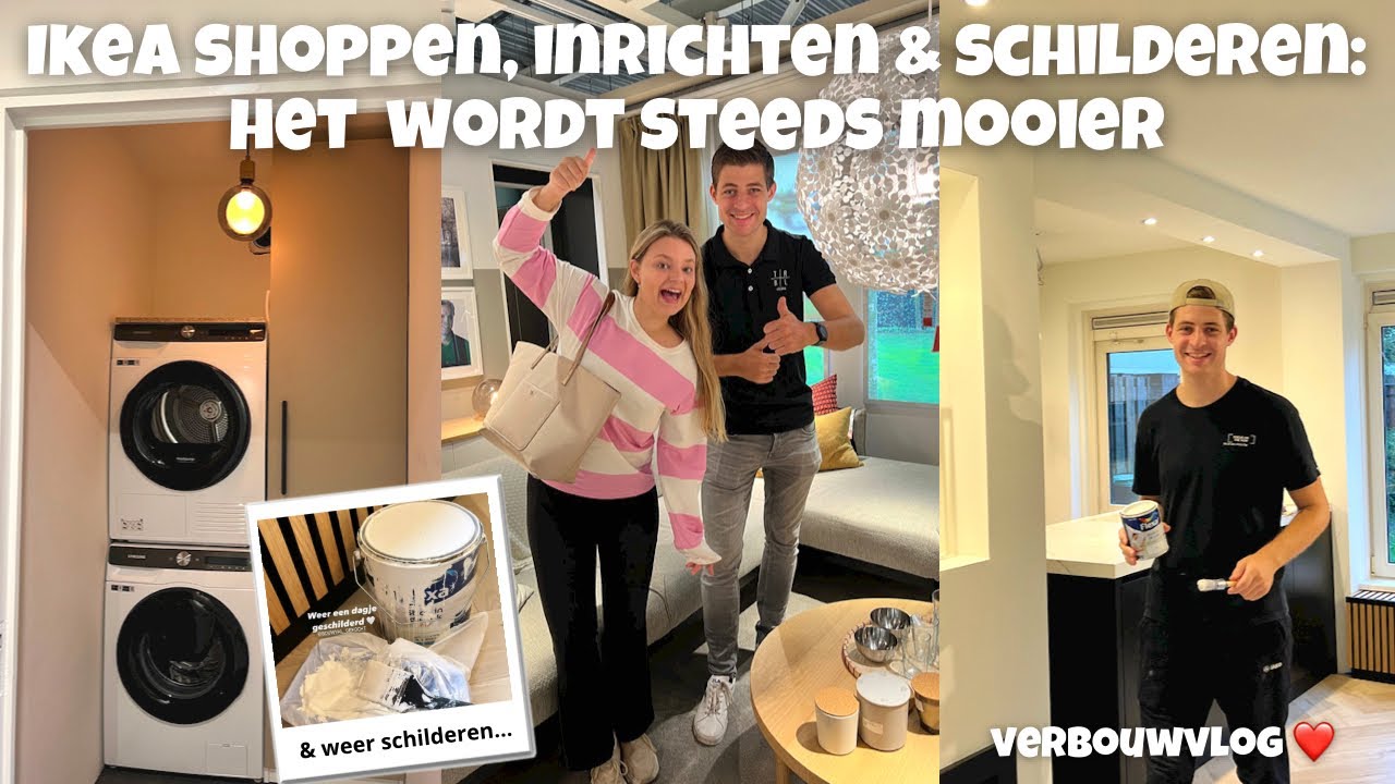 IKEA SHOPPEN, INRICHTEN & SCHILDEREN: HET WORDT STEEDS MOOIER! - BOUWVAL GEKOCHT | Joyce Rikken