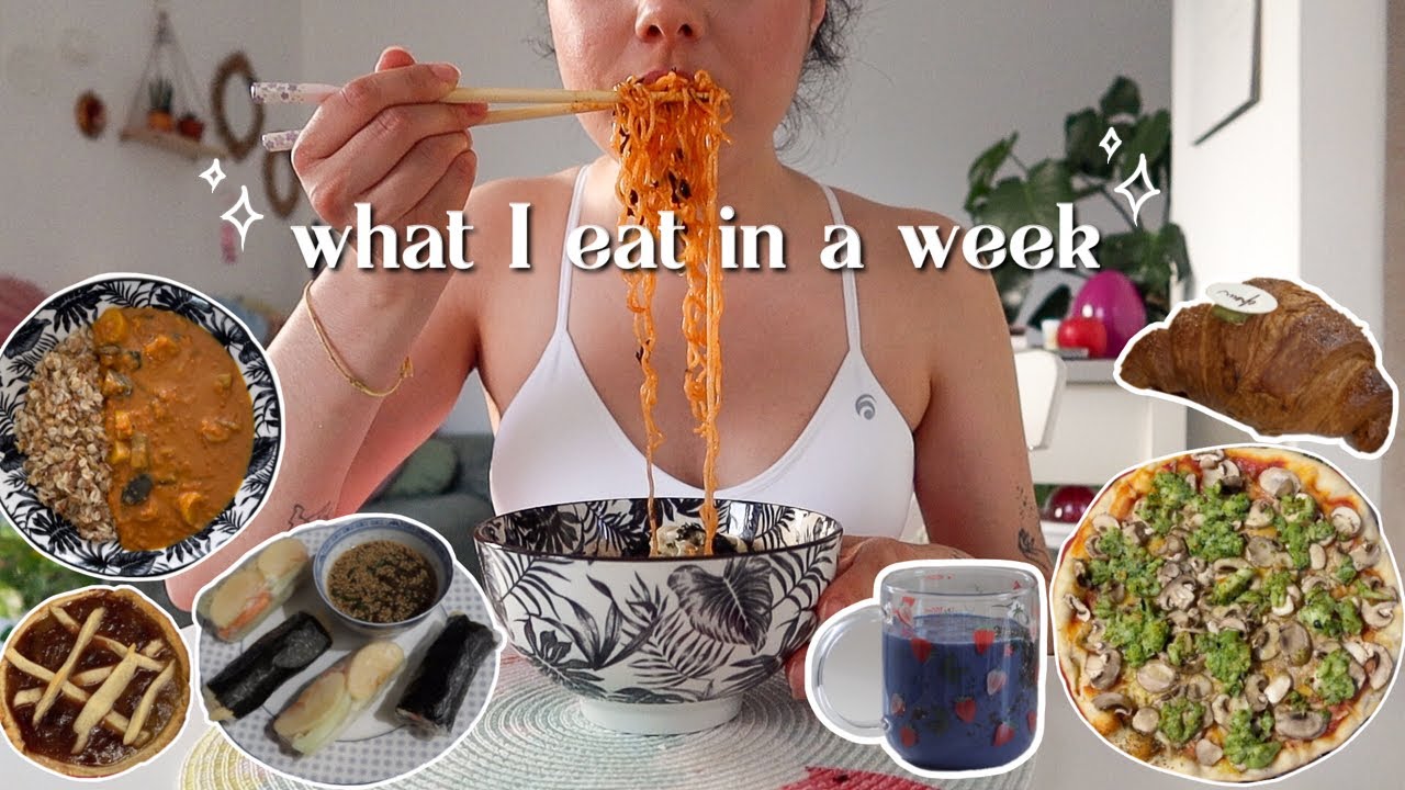 what I eat in a week 🍱 cosa mangio in una settimana • vegan & realistico •
