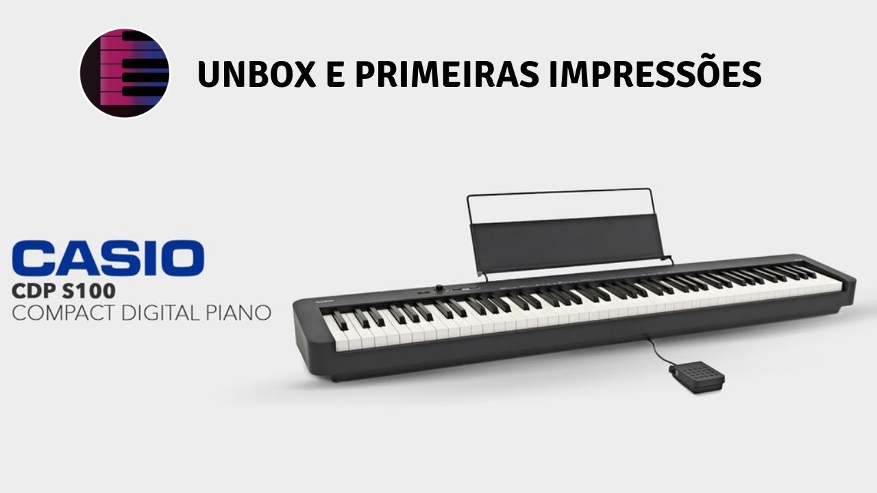 Unbox e Primeiras impressões do Piano Casio CDP S100