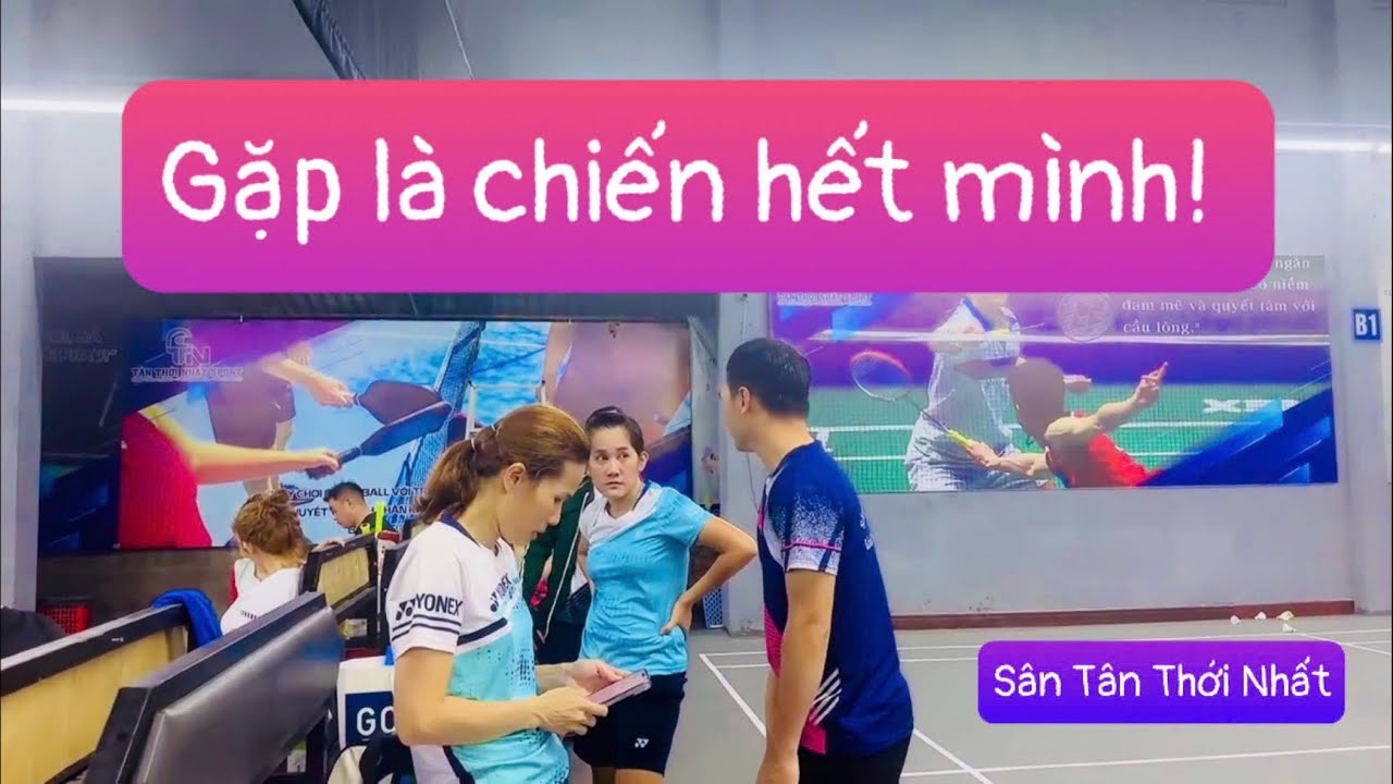 P1🏸 Gặp là chiến hết mình cùng đội Tân Thới Nhất #anhtranbadminton #badminton #caulong #hightlights