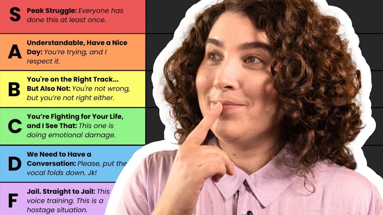 Ranking the Voice Feminization Mistakes You&rsquo;re Probably Making
