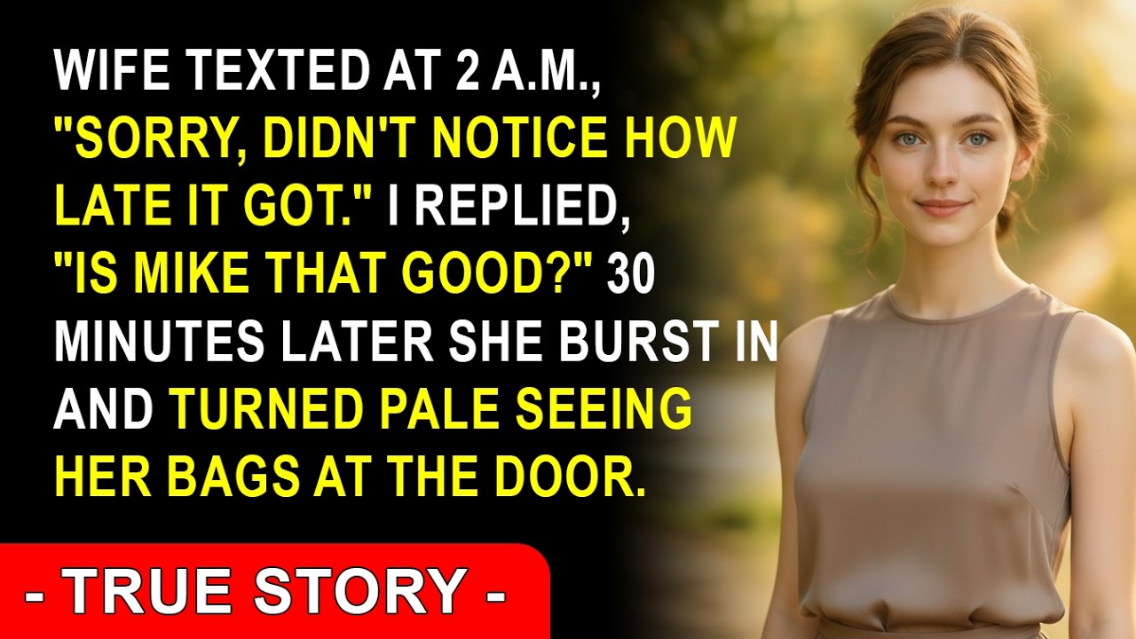 She Texted At 2 A.M., “Sorry, Didn’t Notice How Late It Got.” I Replied, “Is Mike That Good”
