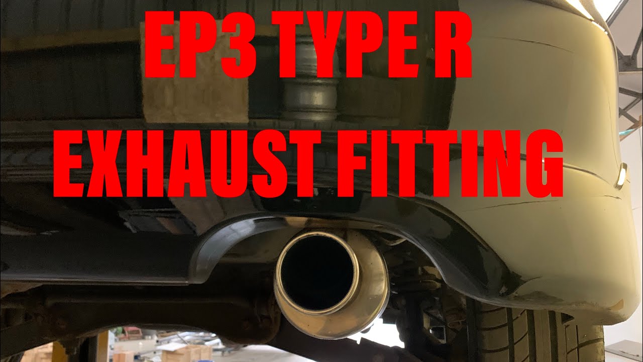 Ep3 type r toyosports 4-2-1 downpipe and system fitting