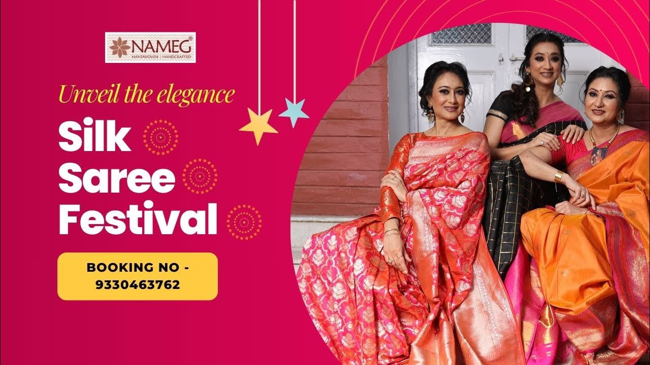 Silk Saree Festival | Part -2 | Nameg live| Booking No- 9330463762