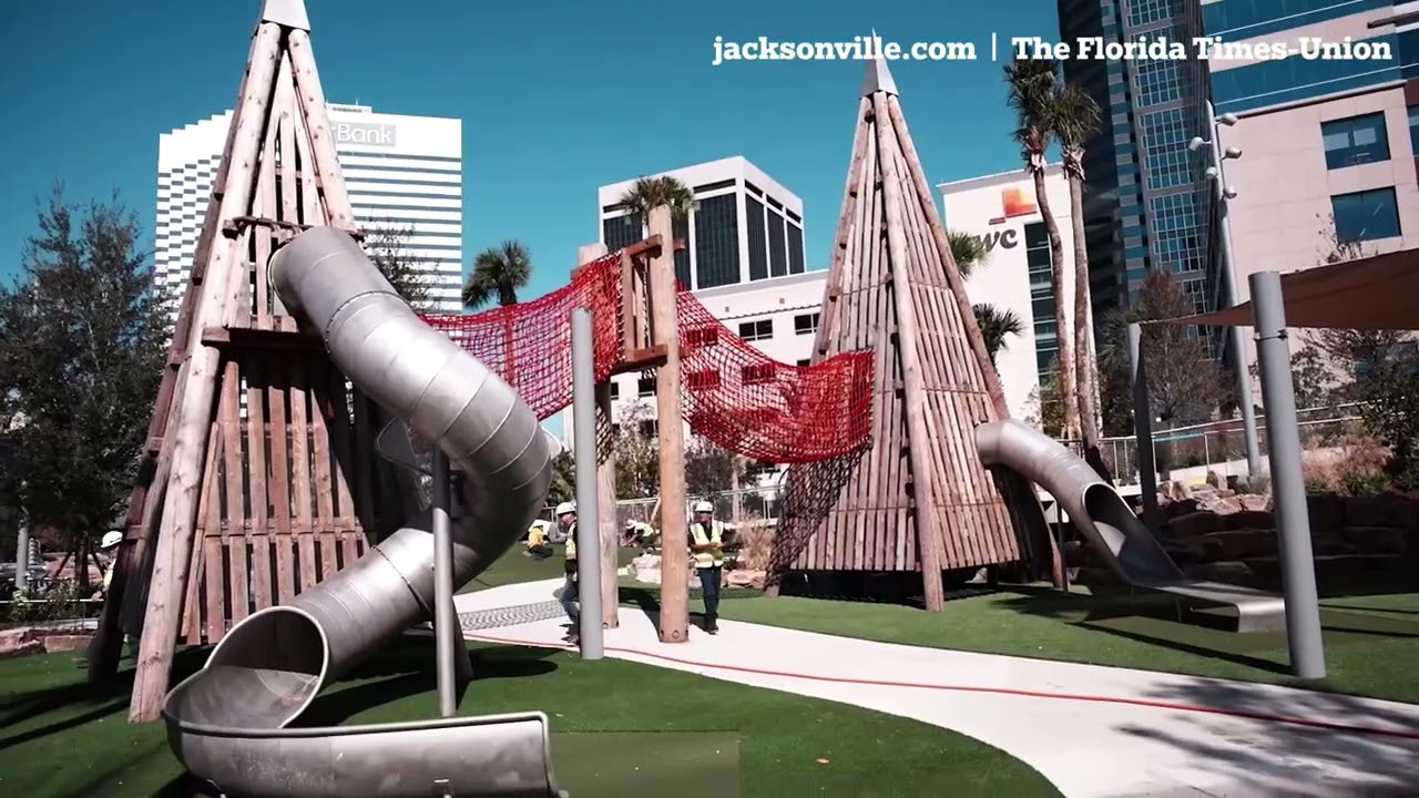 What the Riverfront Plaza looks like now