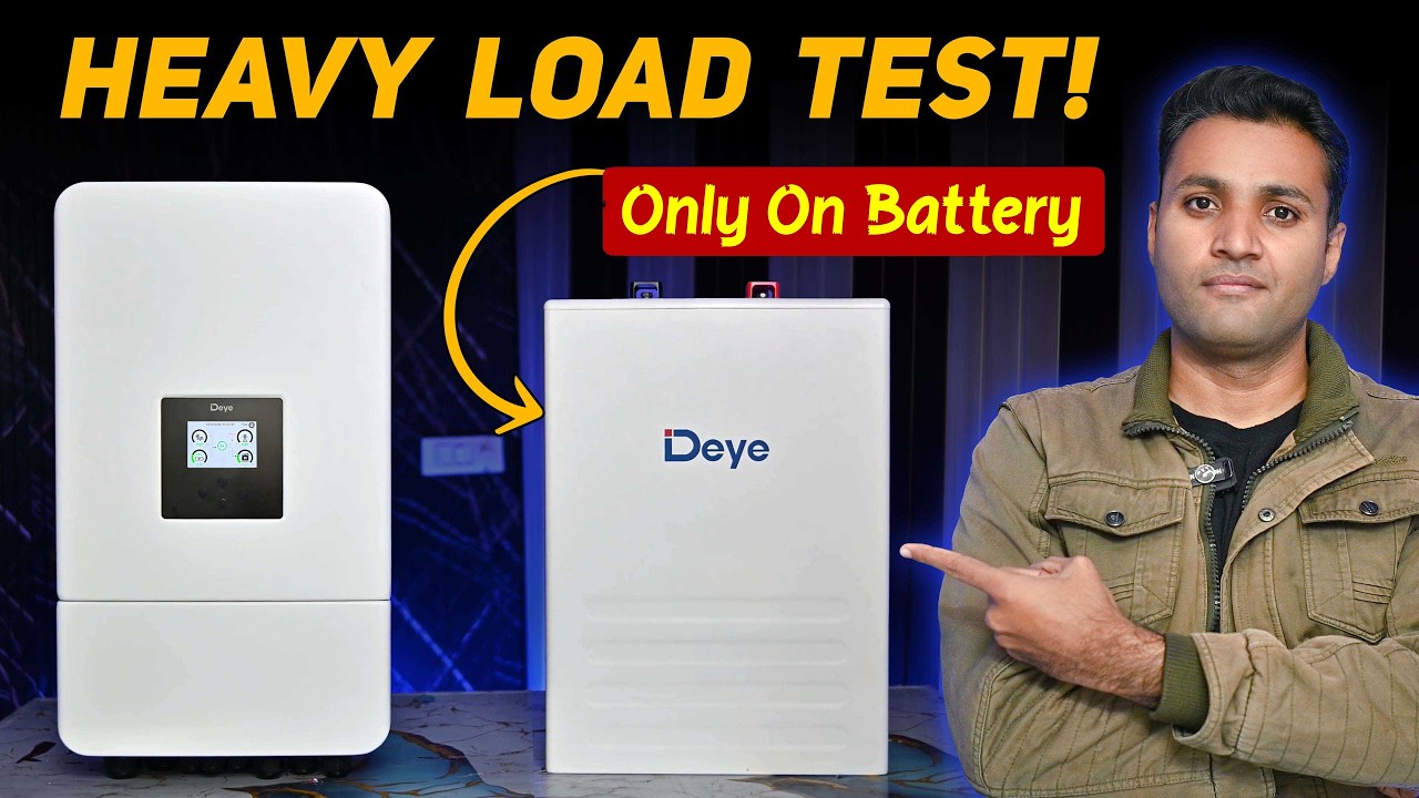 Will Deye 12kW Hybrid Solar Inverter PASS the Heavy Load Battery Test?