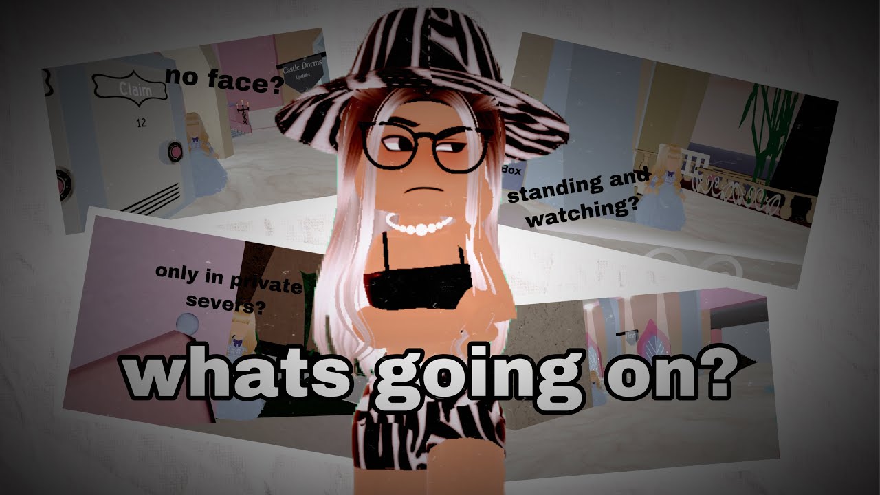 Faceless Girl in Royal High? || Weird Roblox Mystery || A creepypasta? A true story?