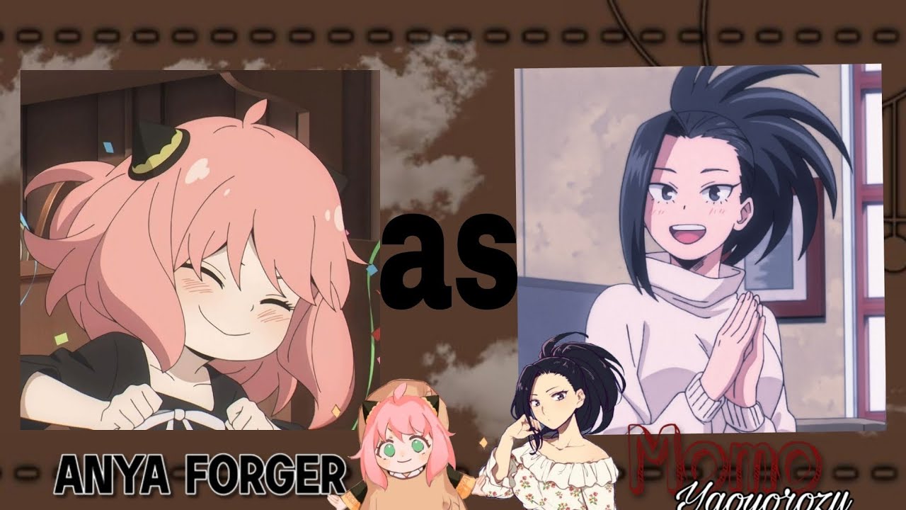 Spy x family react to Anya's future as Momo Yaoyorozu // ★