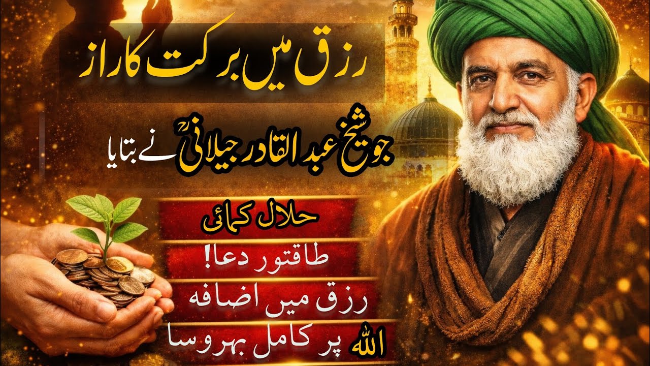 Rizq Mein Barkat Ka Raaz | Sheikh Abdul Qadir Jilani Ke Amal aur Duaen