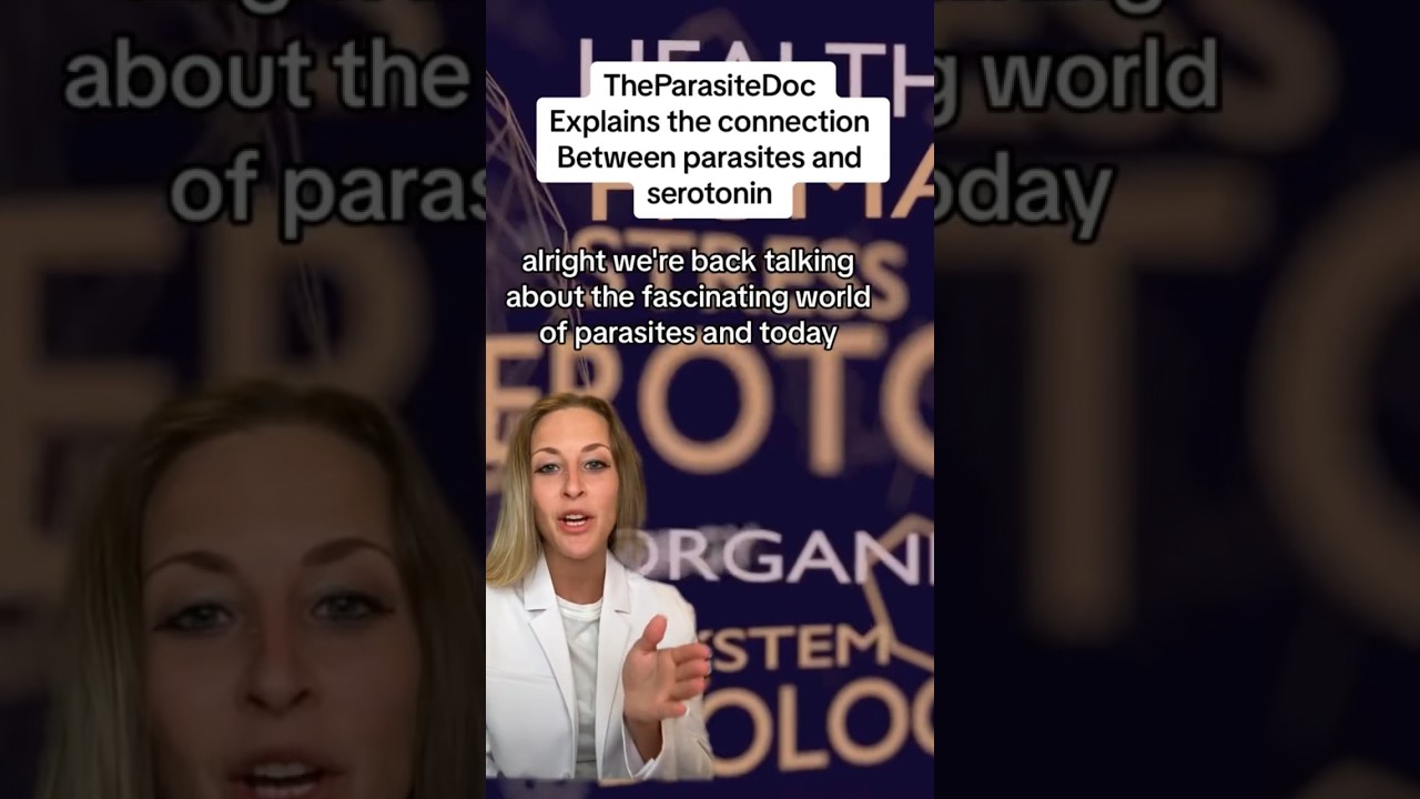 Did you know that parasites can manipulate your serotonin levels? 🌗🦠 #parasites #parasite
