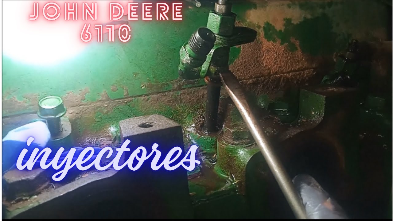 John Deere 6110 mezcla combustible con el aceite