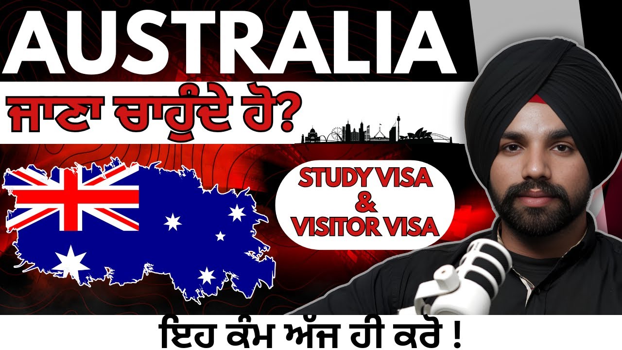 Apply Visitor and Study Visa Australia 2025 I FULL PROCESS I Manpreet Singh I ULO EDUCATION