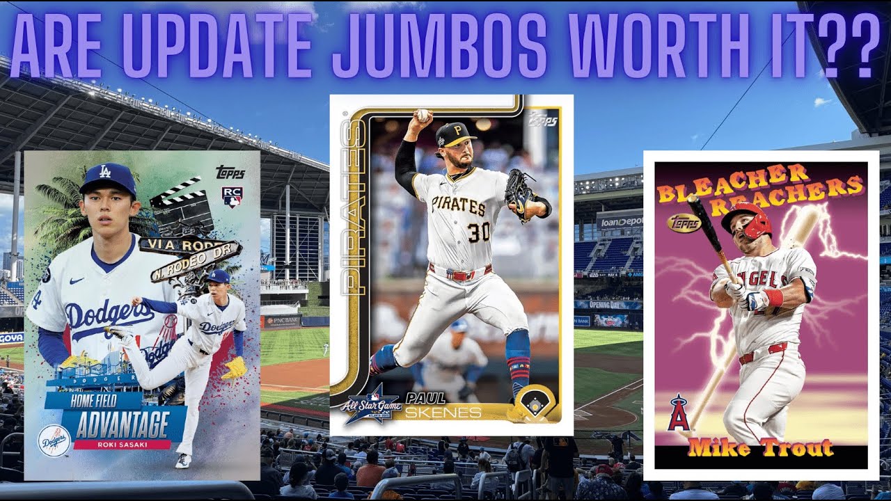 Лучшая коробка в мире? Обзор обновленной коробки Topps Jumbo Hobby Box 2025 года!
