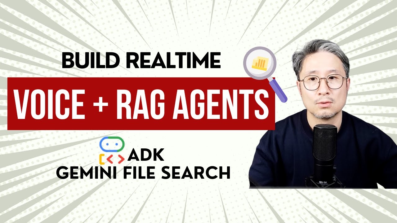 Как создавать голосовые RAG-агенты в реальном времени с помощью веб-интерфейса ADK и поиска файлов