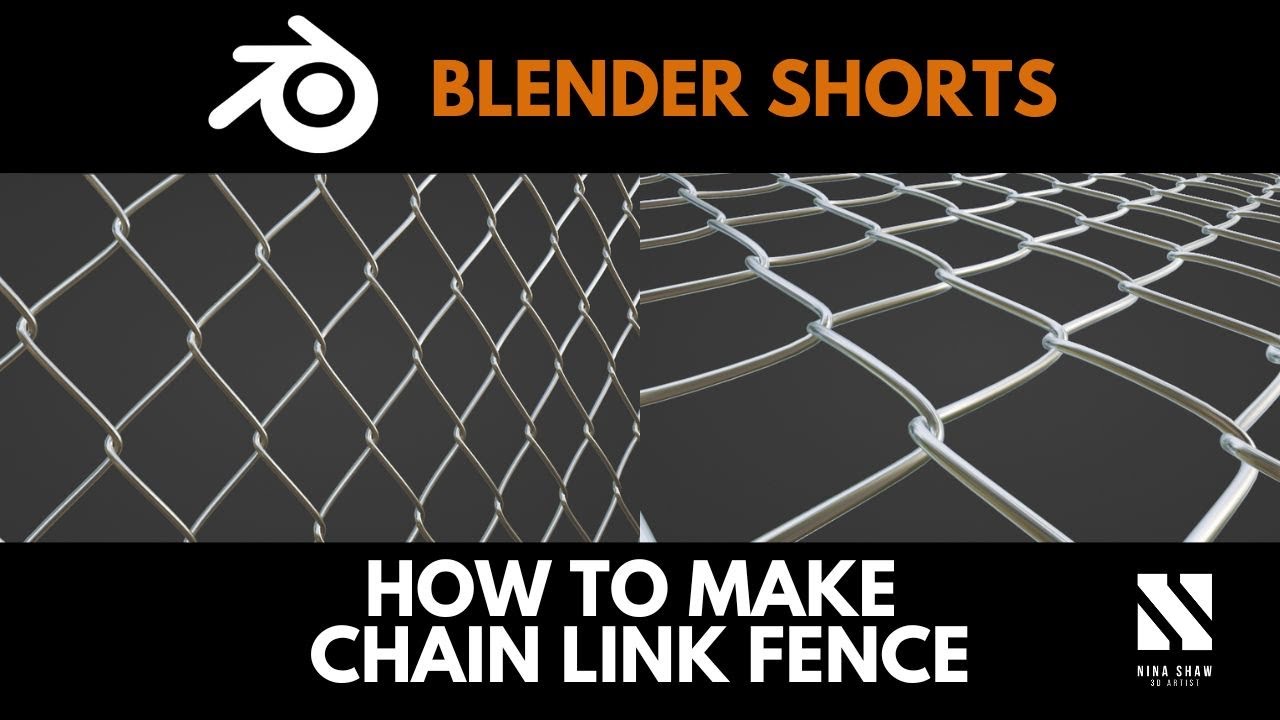 Blender Short | How to make Chain Link Fence