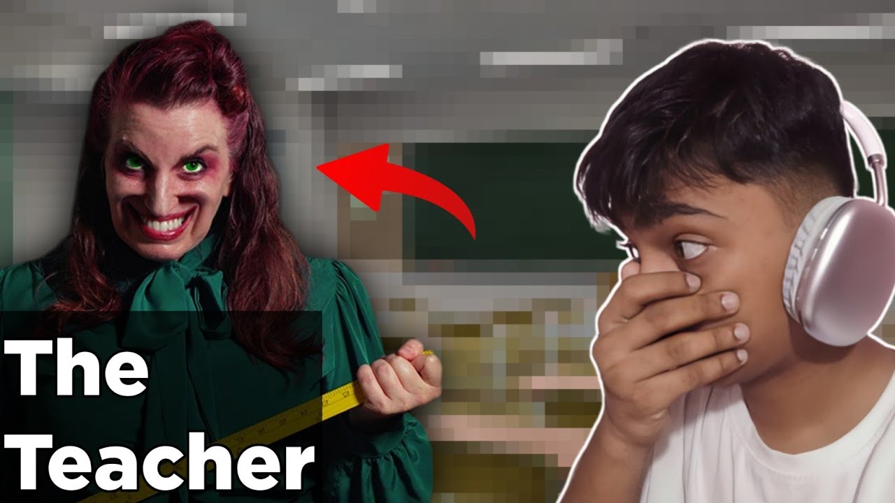 "This Teacher Uses a Ruler to KILL?! | Horror Short Reaction"