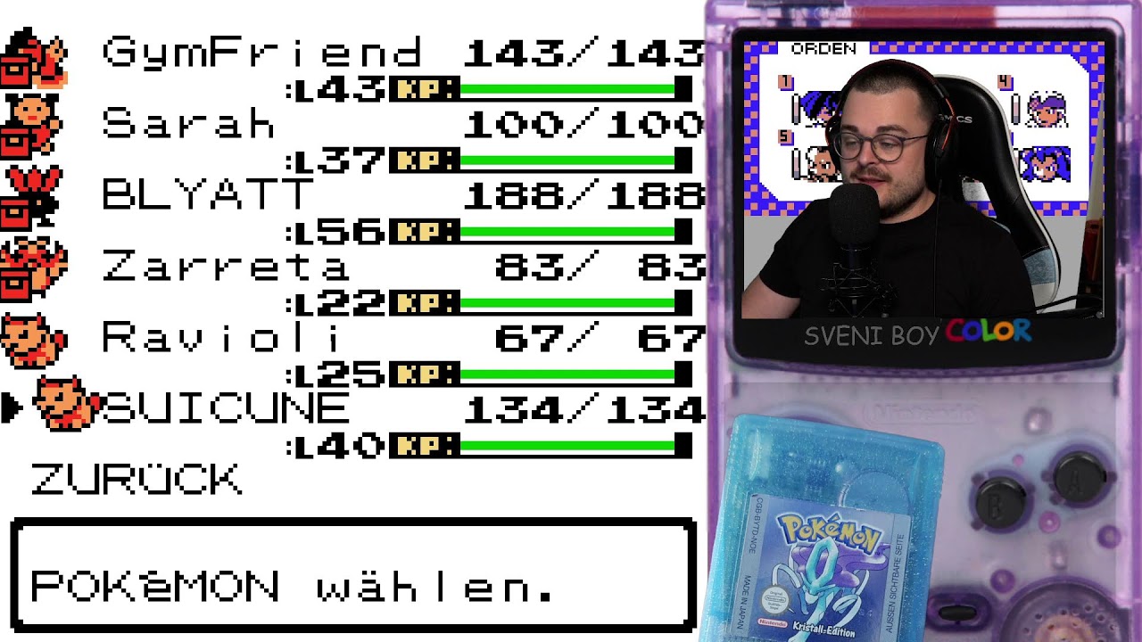 #STREAM FÜR DEINE SEELE | POKEMON KRISTALL Kommen Sie, staunen Sie! 🔷🔹💙