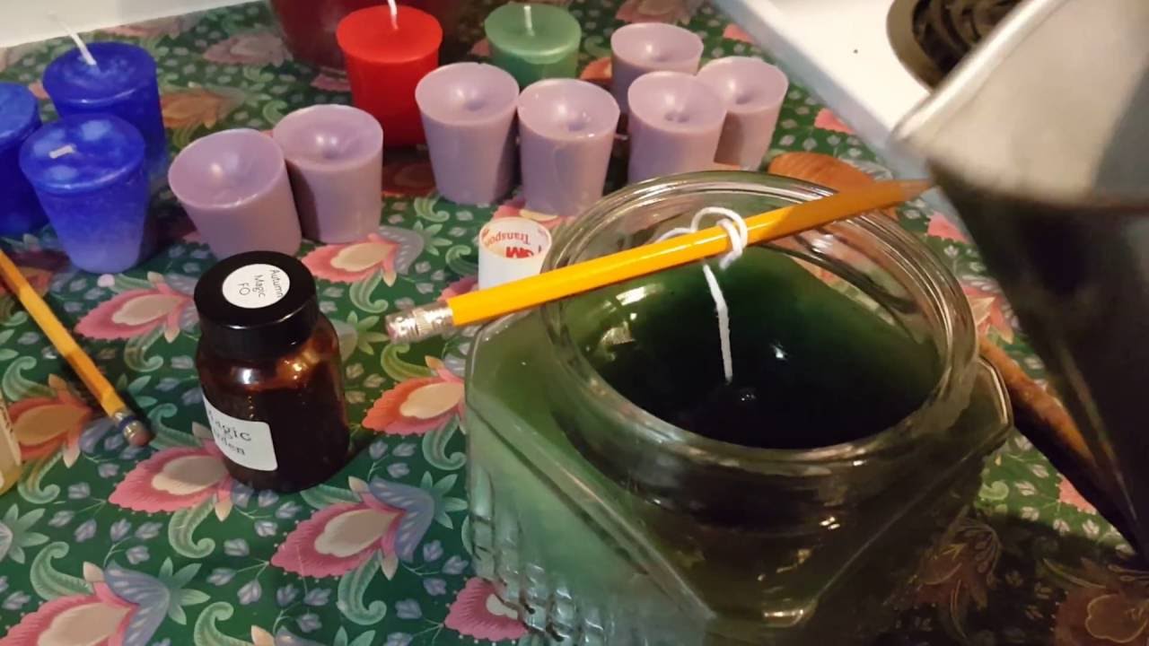 How to fix the sunken in wax on a candle