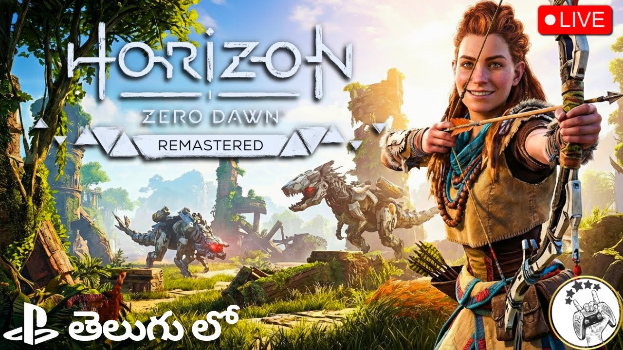 Horizon Zero Dawn Remastered LIVE 🔴 Day-2  | Telugu Gameplay
