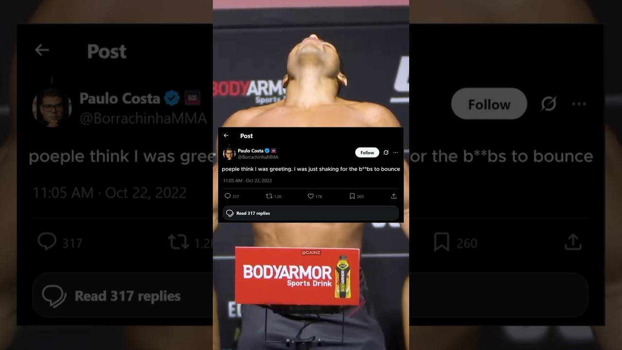 Paulo Costa Is On Another Level🗿(@ufc)