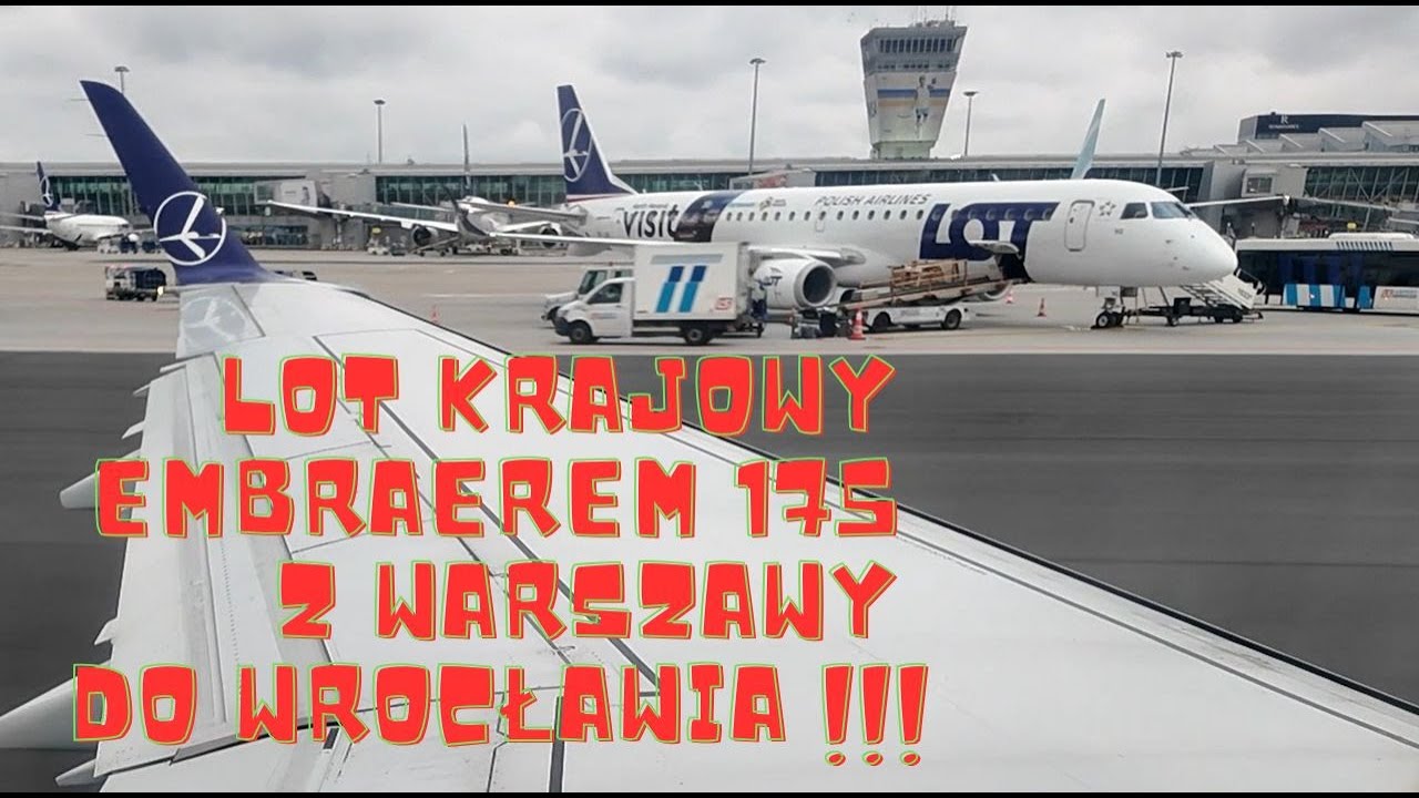 Lot Economy Class Embraer 175 ✈ WAW-WRO. Jak wygląda lot na trasie krajowej? *Salonik Preludium*