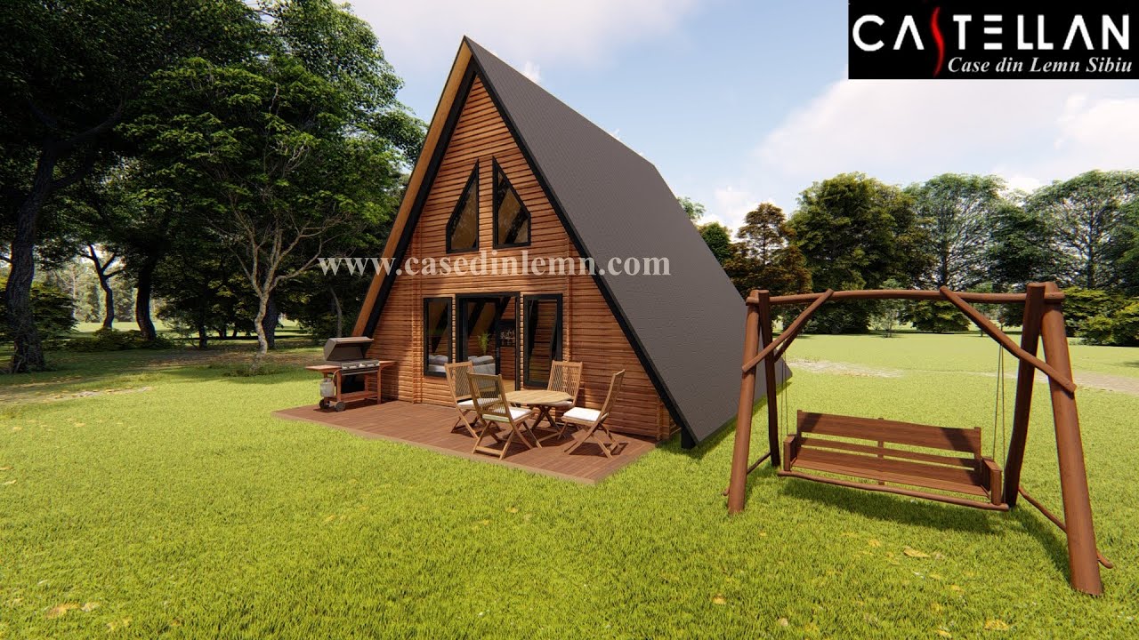 Casa/cabana din lemn tip A