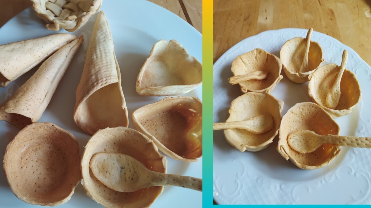 Edible bowls and spoons: eat with them and eat them!